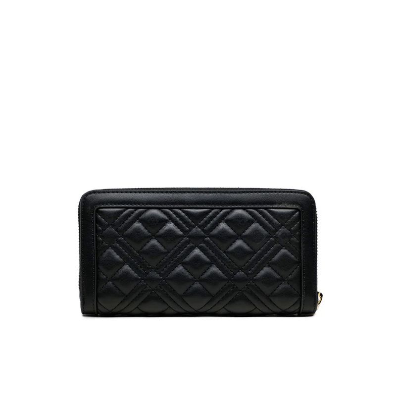 Fashion, accesorii si bijuterii - Femei - Accesorii femei - Portofele femei - Portofel dama Love Moschino jc5600pp1la0000 Negru 19 x 10 x 2.5 cm - Infinity.ro