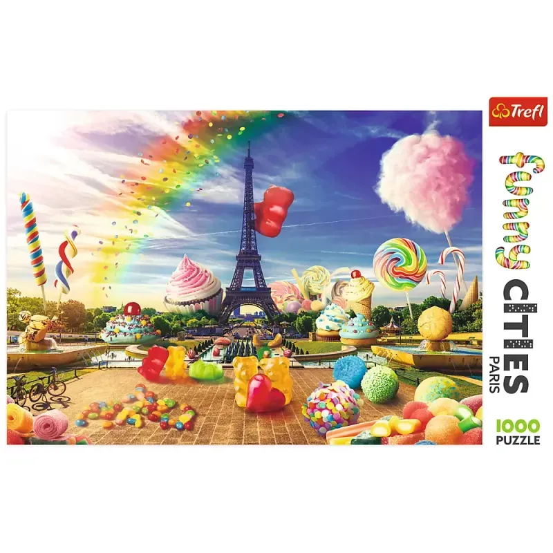 Jucarii, Copii si Bebe - Jucarii si jocuri - Jocuri si puzzle - Puzzle - Puzzle trefl 1000 dulciuri la paris - Infinity.ro