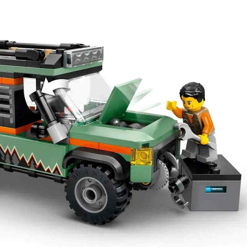 Jucarii, Copii si Bebe - Jucarii si jocuri - Seturi de constructie si cuburi - Seturi de constructie - Lego City Camioneta 4x4 Off-road 60447 - Infinity.ro