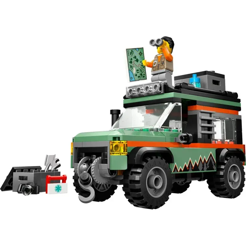 Jucarii, Copii si Bebe - Jucarii si jocuri - Seturi de constructie si cuburi - Seturi de constructie - Lego City Camioneta 4x4 Off-road 60447 - Infinity.ro