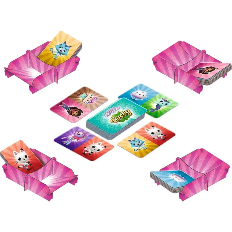 Jucarii, Copii si Bebe - Jucarii si jocuri - Jocuri si puzzle - Jocuri de societate - Trefl Gabbys Dollhouse Joc Lucky - Infinity.ro
