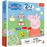 Jucarii, Copii si Bebe - Jucarii si jocuri - Jocuri si puzzle - Jocuri de societate - Joc Peppa Pig 2in1 Ludo Si Serpisori Scari - Infinity.ro