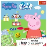 Jucarii, Copii si Bebe - Jucarii si jocuri - Jocuri si puzzle - Jocuri de societate - Joc Peppa Pig 2in1 Ludo Si Serpisori Scari - Infinity.ro