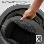 Casa si Gradina - Mobilier - Mobilier copii - Balansoare, leagane si hamace - Leagan Electric Kinderkraft Lumi 2, Dark Grey - Infinity.ro