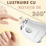 Ingrijire personala si Cosmetice - Manichiura si pedichiura - Unghiere si clesti manichiura & pedichiura - Unghiera electrica profesionala, Adsinio, 2 in 1, Functie de taiere si polizare, 3 trepte de viteza, Alb - Infinity.ro