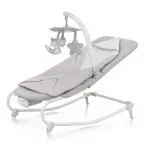 Casa si Gradina - Mobilier - Mobilier copii - Balansoare, leagane si hamace - Sezlong 3 In 1, Kinderkraft Felio 2, Stone Grey - Infinity.ro