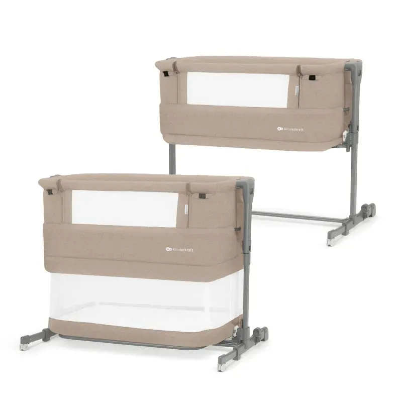 Casa si Gradina - Mobilier - Mobilier copii - Patuturi copii - Patut Co-sleeper Kinderkraft Neste Grow, Bej - Infinity.ro