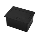 Casa si Gradina - Electrice - Prize - Priza Incorporabila Retractata, Adsinio, 2 Shucko, cablu 1.8m, curent nominal 16A, Aluminiu, Negru - Infinity.ro