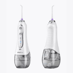 Ingrijire personala si Cosmetice - Igiena dentara - Irigatoare bucale - Irigator bucal profesional, Dus bucal, Adsinio, 8 Capete, 5 Trepte de presiune, Husa transport, Rezervor detasabil, Alb - Infinity.ro