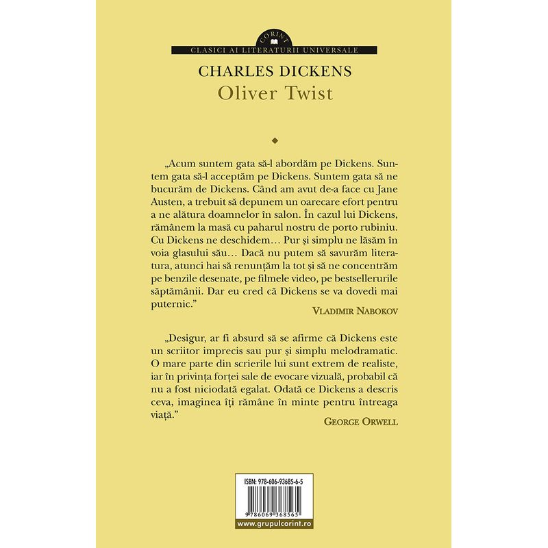 Carti si Birotica - Carti - Fictiune - Oliver Twist - Infinity.ro