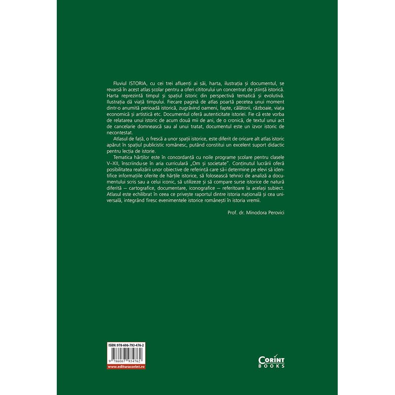 Carti si Birotica - Carti - Manuale si auxiliare scolare - Atlase si enciclopedii - Istorie universala. Atlas şcolar ilustrat / Perovici - Infinity.ro
