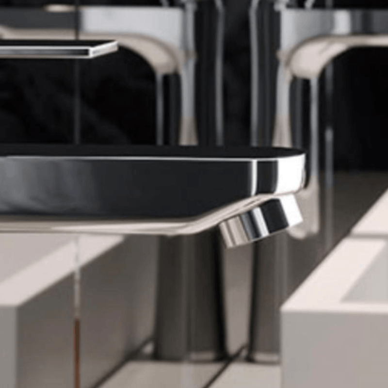 Casa si Gradina - Sanitare - Lavoar baie si accesorii - Baterii sanitare - Baterie Lavoar, Adsinio, Inalta, Corp de Cupru, Pentru lavoar de blat, Apa calda si rece, Greutate 1100g, Inaltime 28cm - Infinity.ro