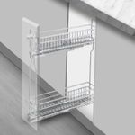 Casa si Gradina - Mobilier - Feronerie si accesorii mobila - Cos Joly, Adsinio, pentru dulap de 150 mm, glisiera dreapta, argintiu - Infinity.ro