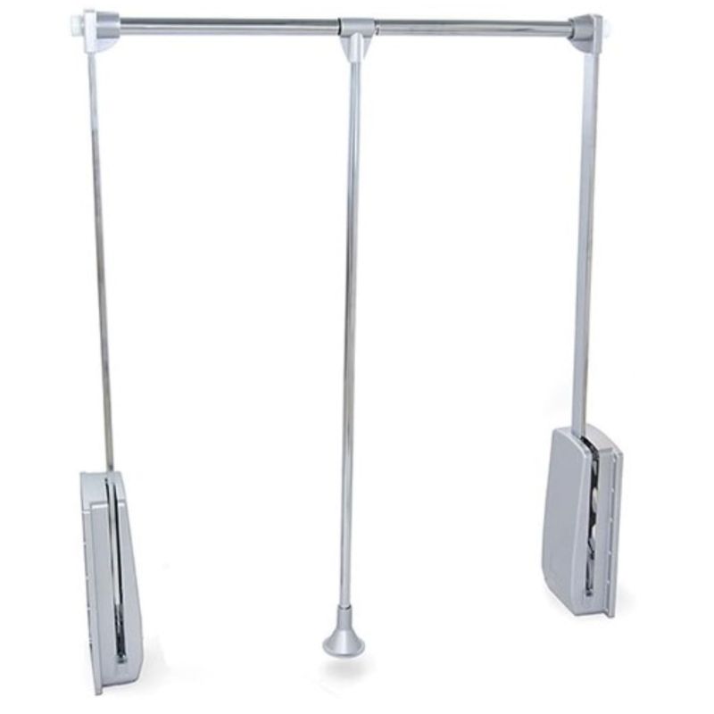 Casa si Gradina - Mobilier - Feronerie si accesorii mobila - Lift pentru umerase, Adsinio, 660-890mm, Argintiu, Amortizare la ridicare, Incarcare pana la 30 kg - Infinity.ro