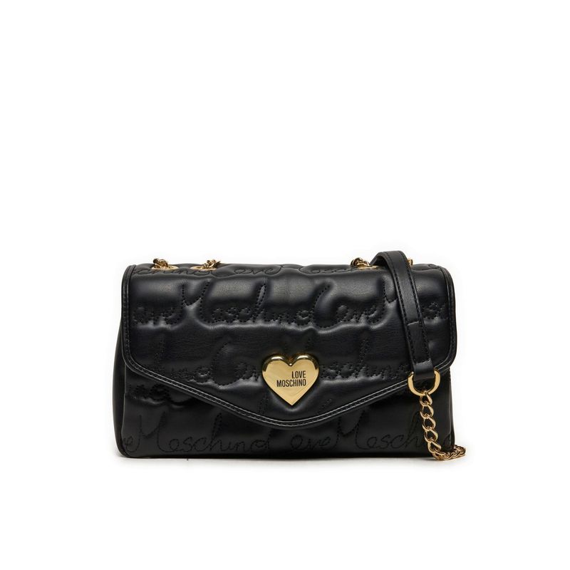 Fashion, accesorii si bijuterii - Femei - Accesorii femei - Genti si rucsacuri femei - Geanta dama Love Moschino jc4125pplj0000 Negru 25 x 15 x 6 cm - Infinity.ro