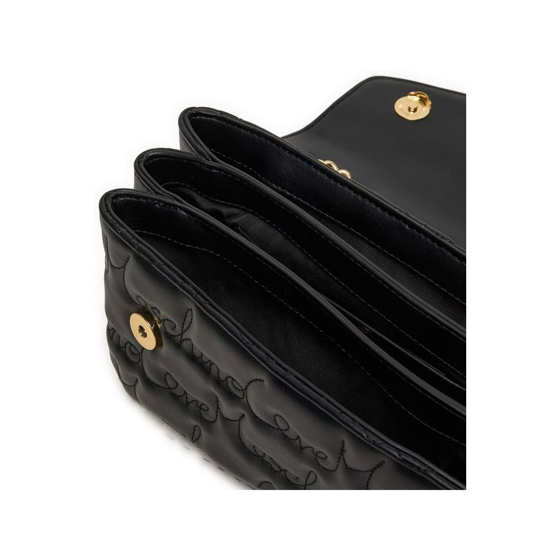 Fashion, accesorii si bijuterii - Femei - Accesorii femei - Genti si rucsacuri femei - Geanta dama Love Moschino jc4125pplj0000 Negru 25 x 15 x 6 cm - Infinity.ro