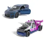 Jucarii, Copii si Bebe - Jucarii si jocuri - Vehicule si jucarii cu telecomanda - Masinute - Hot wheels set 2 masinute metalice pull back camaro zl1 2022 si lolux 1:43 - Infinity.ro