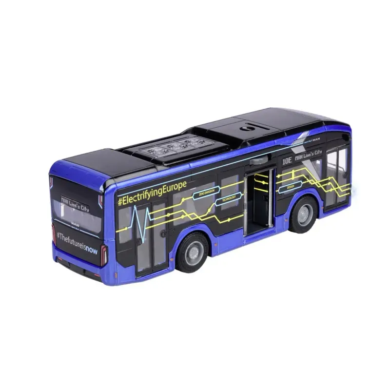 Jucarii, Copii si Bebe - Jucarii si jocuri - Vehicule si jucarii cu telecomanda - Masinute - Majorette autobuz electric man lion s city 10e 22cm - Infinity.ro