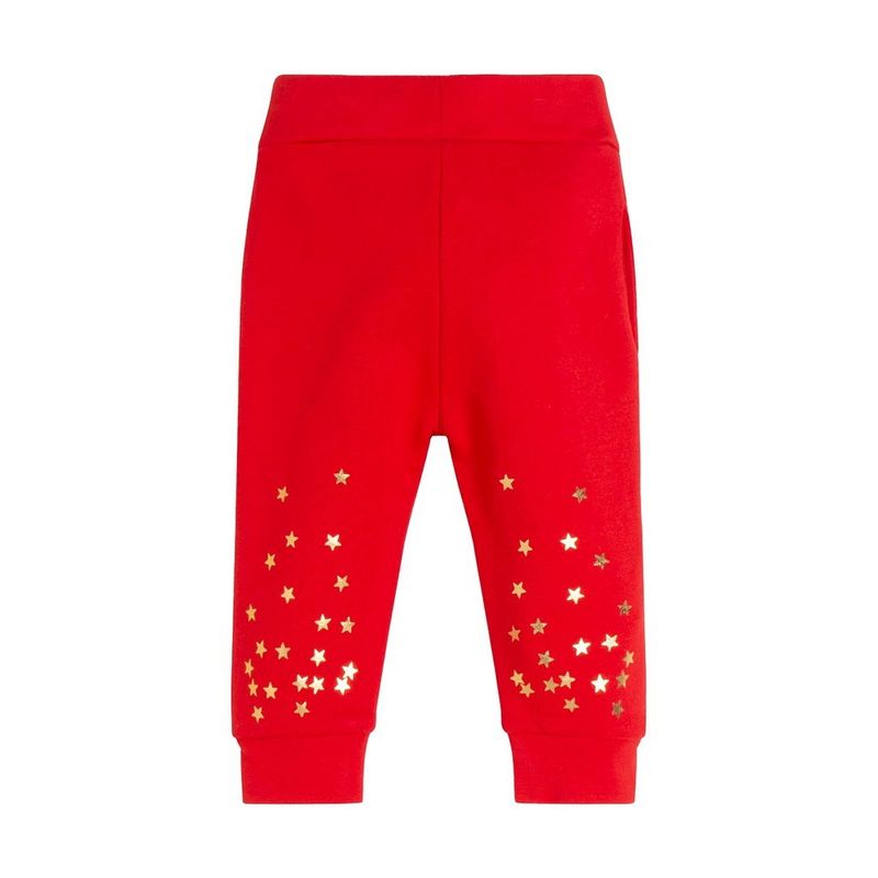 Fashion, accesorii si bijuterii - Copii - Imbracaminte copii - Pantaloni copii - Pantaloni fete Guess K2BQ14, 92 CM 2 ani, Rosu - Infinity.ro