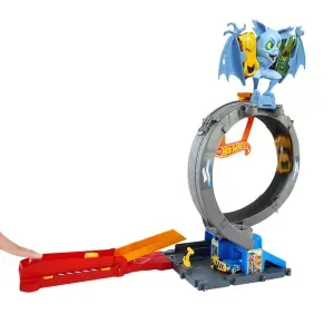 Hot Wheels City Pista Inamicilor Bucla Liliacului