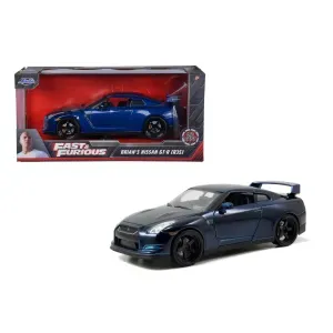 Masinuta Metalica Fast And Furious 2009 Nissan Gt-r Scara 1 La 24