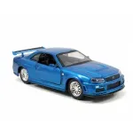 Jucarii, Copii si Bebe - Jucarii si jocuri - Vehicule si jucarii cu telecomanda - Masinute - Set masinute metalice fast & furious brian's nissan skyline gt-r(bnr34) scara 1 la 32 - Infinity.ro