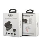 TV, Audio-Video si Foto - Portabile audio - Casti audio - Casti In-ear, Albastrutooth 5.0, TWS, IPX4 - Guess (GUTWST31EK) - Negru - Infinity.ro