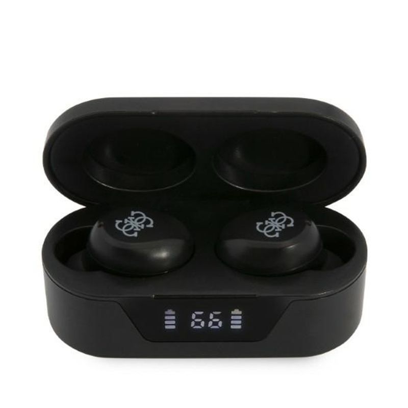 TV, Audio-Video si Foto - Portabile audio - Casti audio - Casti In-ear, Albastrutooth 5.0, TWS, IPX4 - Guess (GUTWST31EK) - Negru - Infinity.ro