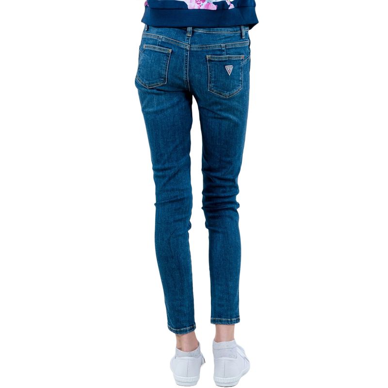 Fashion, accesorii si bijuterii - Copii - Imbracaminte copii - Pantaloni copii - Blugi fete guess J2RA11, 122 CM 7 ani, Albastru - Infinity.ro