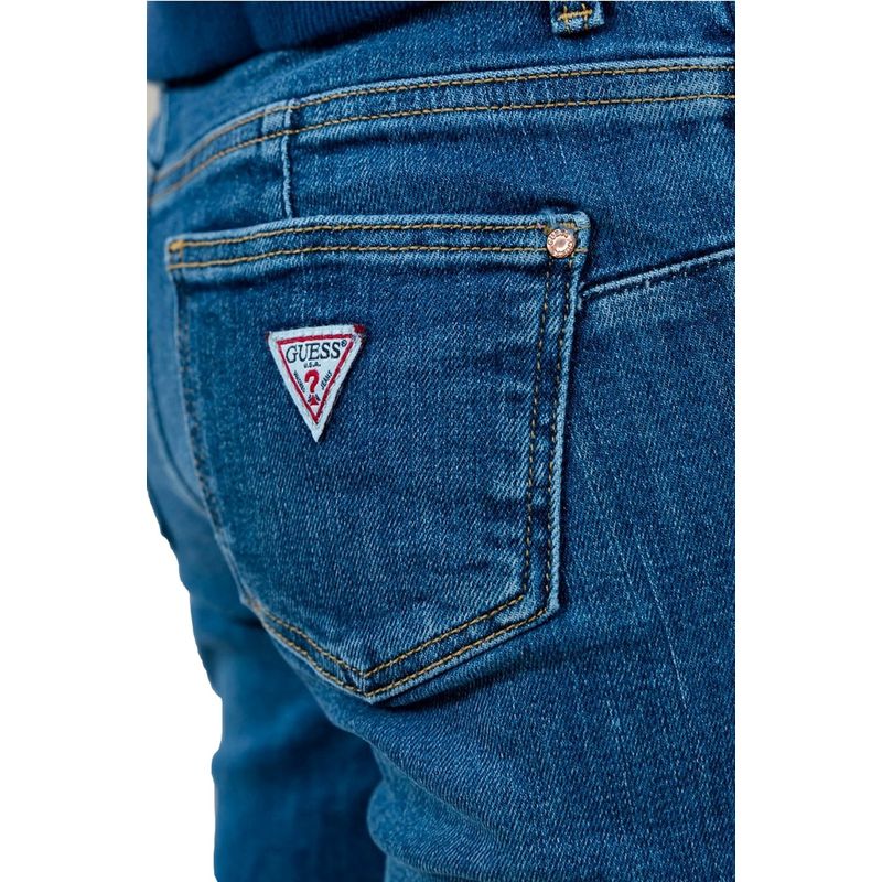 Fashion, accesorii si bijuterii - Copii - Imbracaminte copii - Pantaloni copii - Blugi fete guess J2RA11, 122 CM 7 ani, Albastru - Infinity.ro