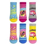Fashion, accesorii si bijuterii - Copii - Lenjerie si pijamale copii - Lenjerie intima copii - Set 6 sosete fete Soy Luna, Multicolor, Marime 27/30 - Infinity.ro