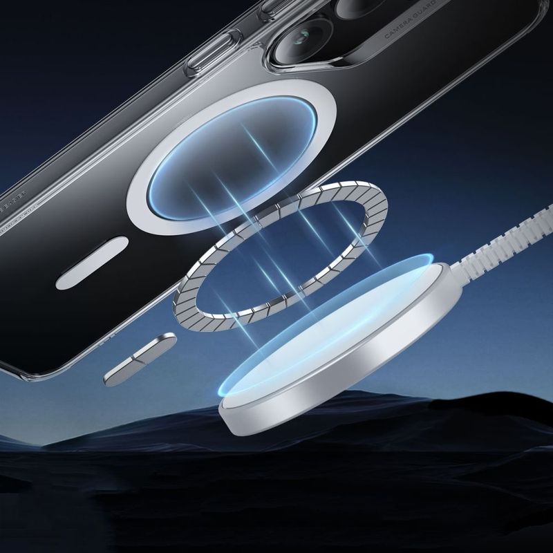Laptop, Telefoane si Tablete - Telefoane mobile si accesorii - Accesorii Telefoane - Huse telefoane - Husa pentru Samsung Galaxy S25 Plus - ESR Classic Hybrid HaloLock - Transparent - Infinity.ro