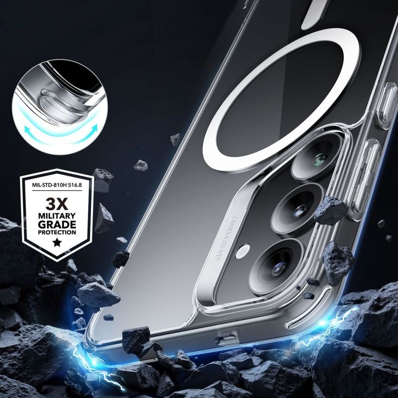 Laptop, Telefoane si Tablete - Telefoane mobile si accesorii - Accesorii Telefoane - Huse telefoane - Husa pentru Samsung Galaxy S25 Plus - ESR Classic Hybrid HaloLock - Transparent - Infinity.ro