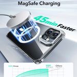 Laptop, Telefoane si Tablete - Telefoane mobile si accesorii - Accesorii Telefoane - Huse telefoane - Husa pentru iPhone 16 - ESR Classic Hybrid HaloLock Kickstand - Transparent Negru - Infinity.ro