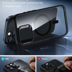 Laptop, Telefoane si Tablete - Telefoane mobile si accesorii - Accesorii Telefoane - Huse telefoane - Husa pentru iPhone 16 Pro Max - ESR Classic Hybrid HaloLock - Transparent Negru - Infinity.ro