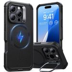 Laptop, Telefoane si Tablete - Telefoane mobile si accesorii - Accesorii Telefoane - Huse telefoane - Husa pentru iPhone 16 Pro Max - ESR Cyber Armor Kickstand - Negru - Infinity.ro