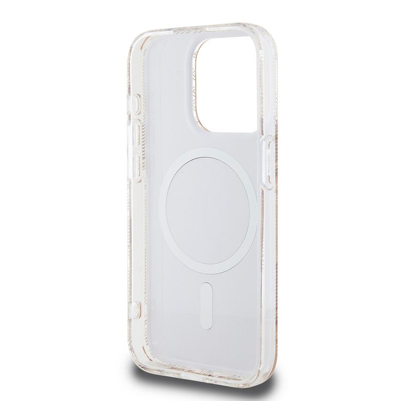 Laptop, Telefoane si Tablete - Telefoane mobile si accesorii - Accesorii Telefoane - Huse telefoane - Husa pentru iPhone 15 Pro Max - Guess IML GCube MagSafe (GUHMP15XHGCUSTGW) - Maro - Infinity.ro