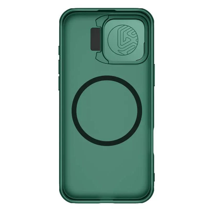 Laptop, Telefoane si Tablete - Telefoane mobile si accesorii - Accesorii Telefoane - Huse telefoane - Husa pentru iPhone 16 Pro Max - Nillkin CamShield Prop Magnetic - Verde - Infinity.ro