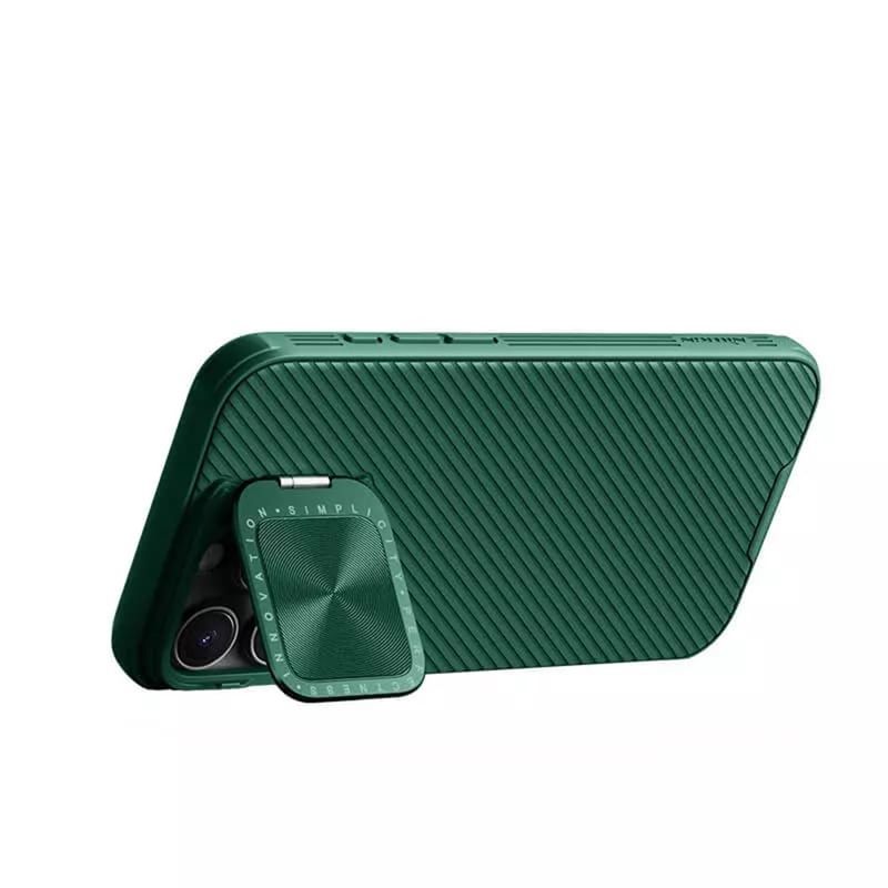 Laptop, Telefoane si Tablete - Telefoane mobile si accesorii - Accesorii Telefoane - Huse telefoane - Husa pentru iPhone 16 Pro Max - Nillkin CamShield Prop Magnetic - Verde - Infinity.ro