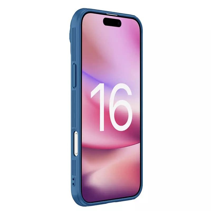 Laptop, Telefoane si Tablete - Telefoane mobile si accesorii - Accesorii Telefoane - Huse telefoane - Husa pentru iPhone 16 Pro - Nillkin CamShield Prop Magnetic - Albastru - Infinity.ro