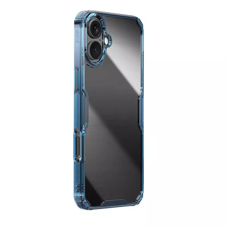 Laptop, Telefoane si Tablete - Telefoane mobile si accesorii - Accesorii Telefoane - Huse telefoane - Husa pentru iPhone 16 Plus - Nillkin Nature TPU Pro Case - Albastru - Infinity.ro