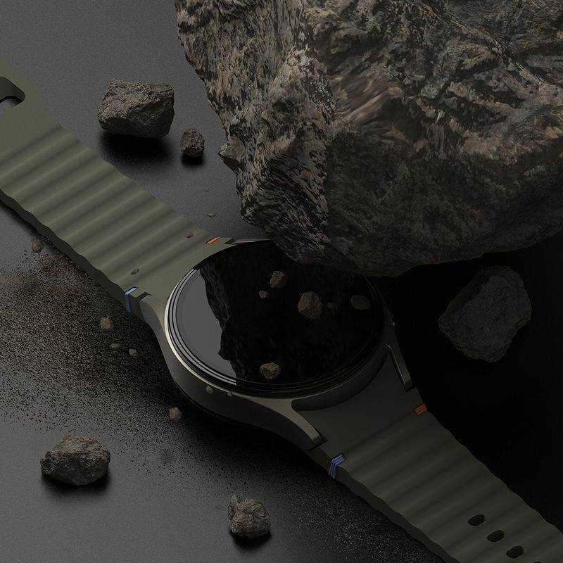 Laptop, Telefoane si Tablete - Wearables si gadgeturi - Wearables - Smartwatch-uri - Husa pentru Samsung Galaxy Watch7A 40mm + Folie - Ringke Slim - Alpine Transparent - Infinity.ro