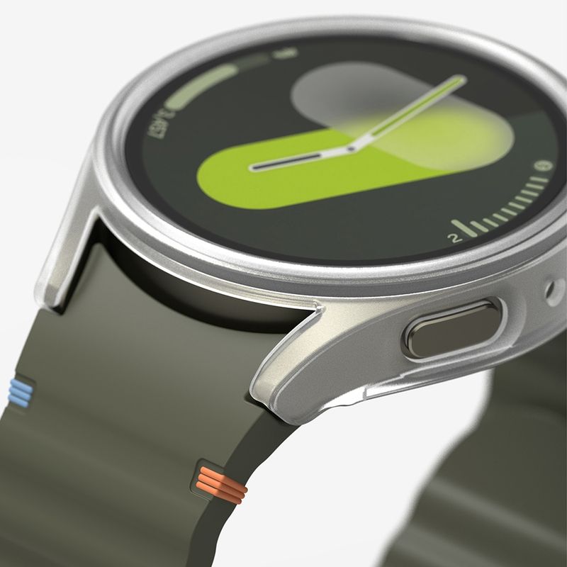 Laptop, Telefoane si Tablete - Wearables si gadgeturi - Wearables - Smartwatch-uri - Husa pentru Samsung Galaxy Watch7A 40mm + Folie - Ringke Slim - Alpine Transparent - Infinity.ro