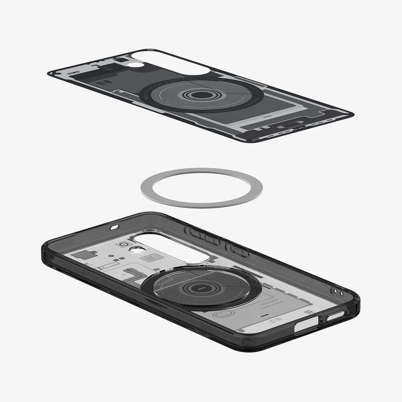 Laptop, Telefoane si Tablete - Telefoane mobile si accesorii - Accesorii Telefoane - Huse telefoane - Husa pentru Samsung Galaxy S25 - Spigen Ultra Hybrid Zero One MagSafe - Negru - Infinity.ro