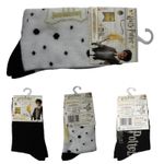 Fashion, accesorii si bijuterii - Copii - Lenjerie si pijamale copii - Sosete si dresuri copii - Set 8 sosete unisex Harry Potter, Alb/Negru, Marime 23-26 EU - Infinity.ro