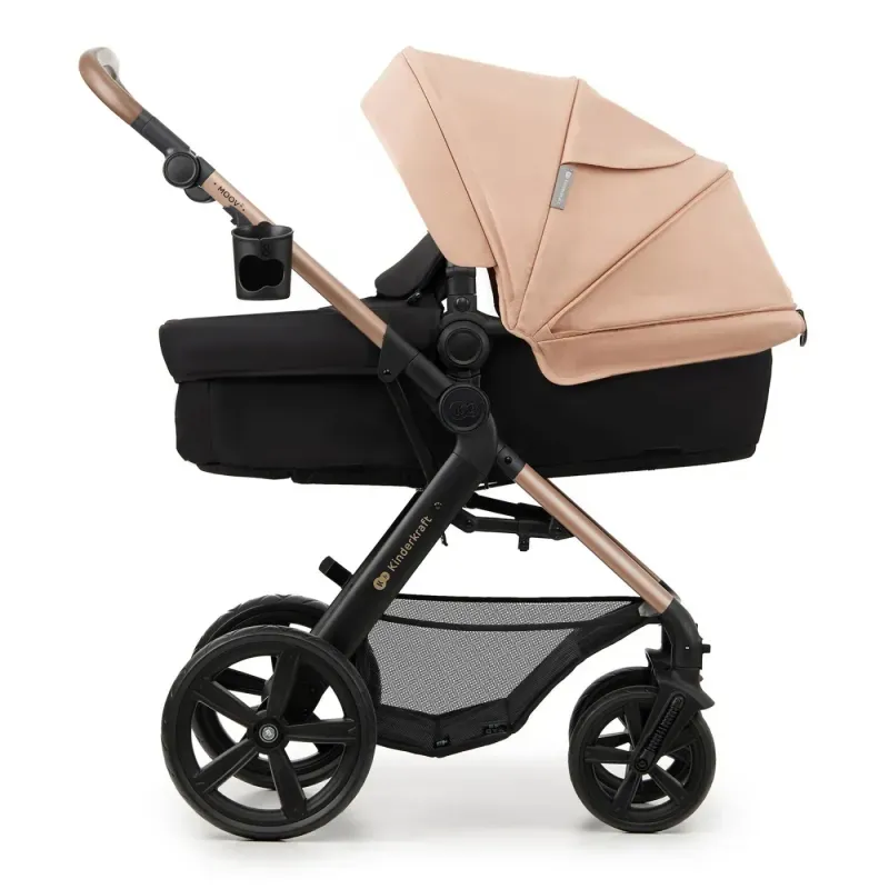 Jucarii, Copii si Bebe - Carucioare si articole de transport - Carucioare - Carucioare 3 in 1 - Carucior 3 in 1 kinderkraft moov 2, sand beige - Infinity.ro