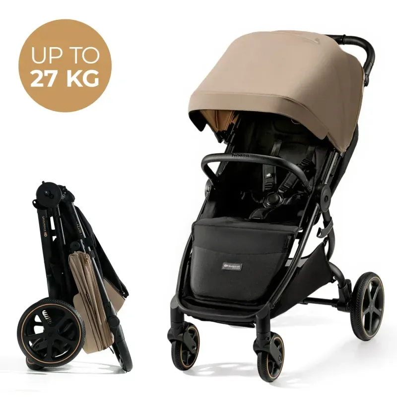 Jucarii, Copii si Bebe - Carucioare si articole de transport - Carucioare - Carucioare sport - Carucior sport, ultra compact, kinderkraft mitzy, 0-22 kg, linen beige - Infinity.ro