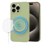 Laptop, Telefoane si Tablete - Telefoane mobile si accesorii - Accesorii Telefoane - Huse telefoane - Husa pentru iPhone 15 Pro Max - Techsuit SoftFlex MagSafe - Matcha - Infinity.ro