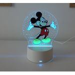 Casa si Gradina - Corpuri si surse de iluminat - Veioze si lampi - Lampi de veghe copii - Lampa de veghe LED, Mickey Mouse, 16 Culori, cu telecomanda, Lumina Ambientala, Alimentare USB sau 3 baterii AA - Infinity.ro