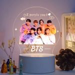 Casa si Gradina - Corpuri si surse de iluminat - Veioze si lampi - Lampi de veghe copii - Lampa de veghe LED, BTS, 16 Culori, cu telecomanda, alimentare USB sau 3 baterii AA - Infinity.ro